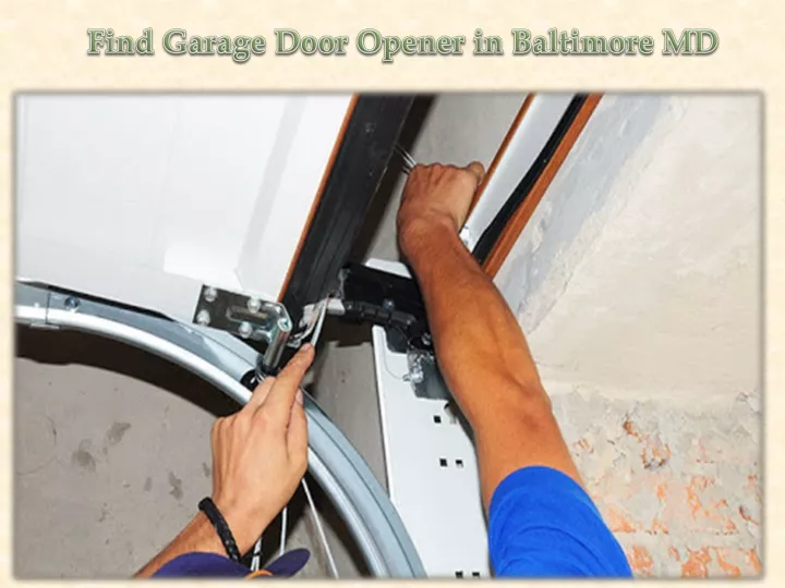 find garage door opener in baltimore md