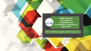 DelSh Business Consultancy - Translation and Localization Company in Delhi