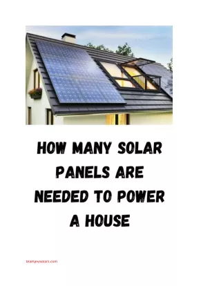 How To Choose The Best Solar Panel For You