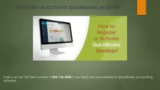 Register or Activate QuickBooks Desktop 1-855-726-8002