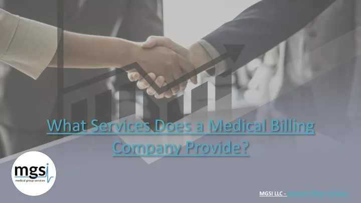 what services does a medical billing company provide