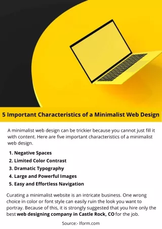 5 important characteristics of a minimalist