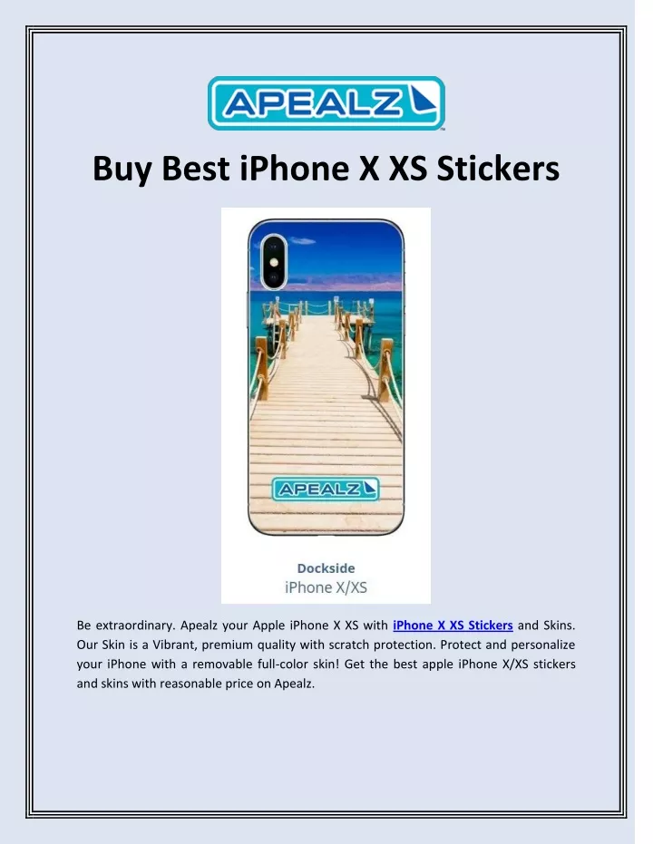 buy best iphone x xs stickers