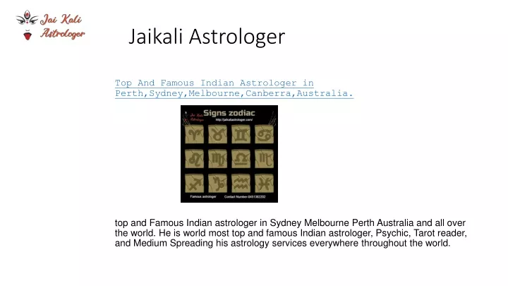 jaikali astrologer