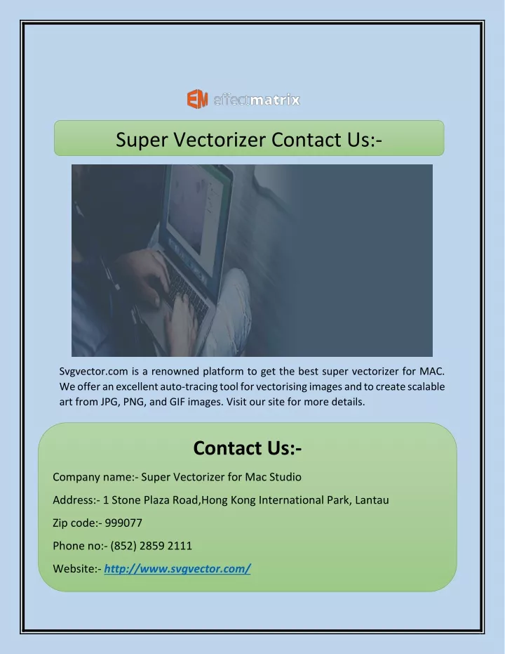 super vectorizer contact us