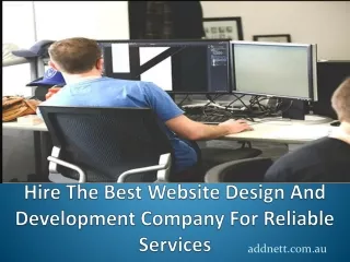 hire the best website design and development company for reliable services