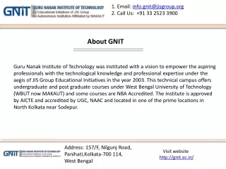 1 email info gnit@jisgroup org 2 call