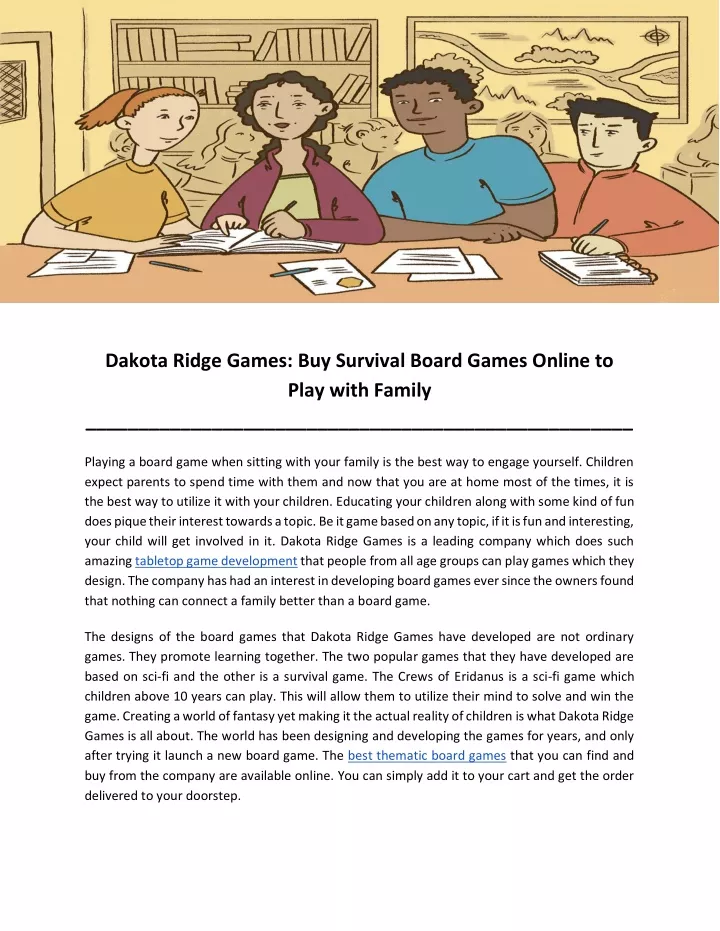 dakota ridge games buy survival board games
