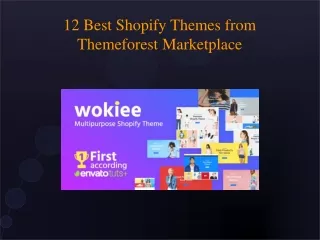 12 Best Shopify Themes from Themeforest Marketplace