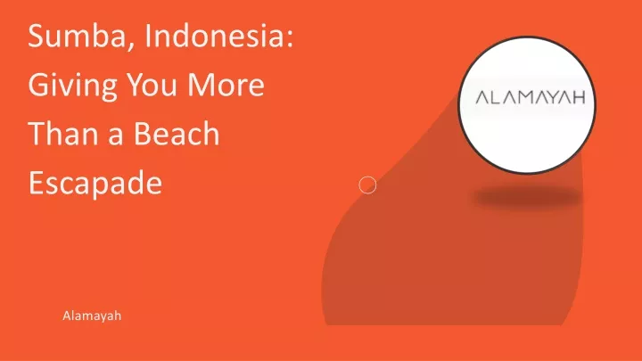 sumba indonesia giving you more than a beach