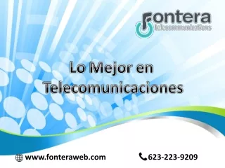 Descubra lo mejor en telecomunicaciones en su localidad - FonteraWeb