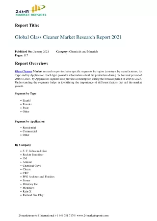 report title