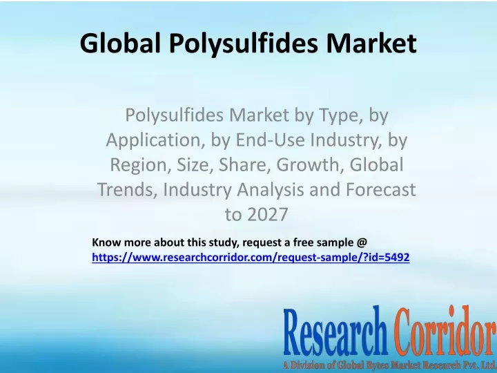 global polysulfides market