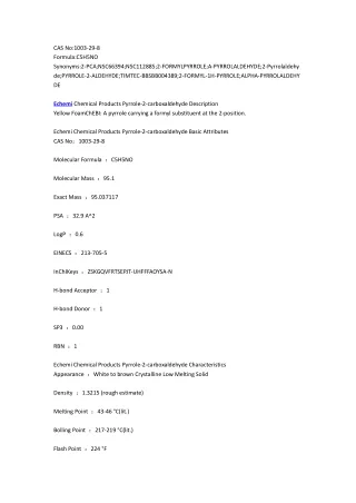 cas no 1003 29 8 formula c5h5no synonyms