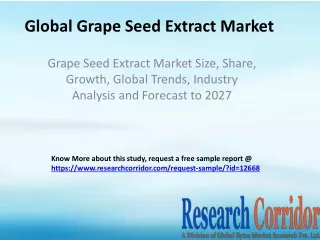 global grape seed extract market