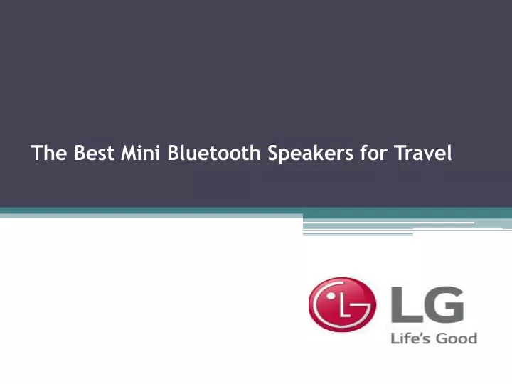 the best mini bluetooth speakers for travel