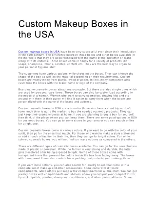 custom makeup boxes in the usa custom makeup