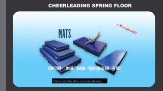 TEAM SPORTS - CHEERLEADING SPRING FLOOR