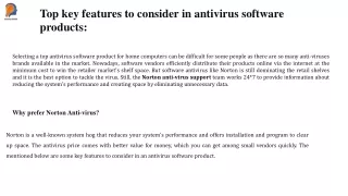 Why Norton is better than another antivirus?