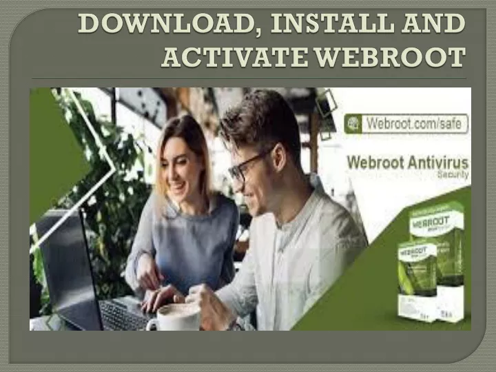 download install and activate webroot