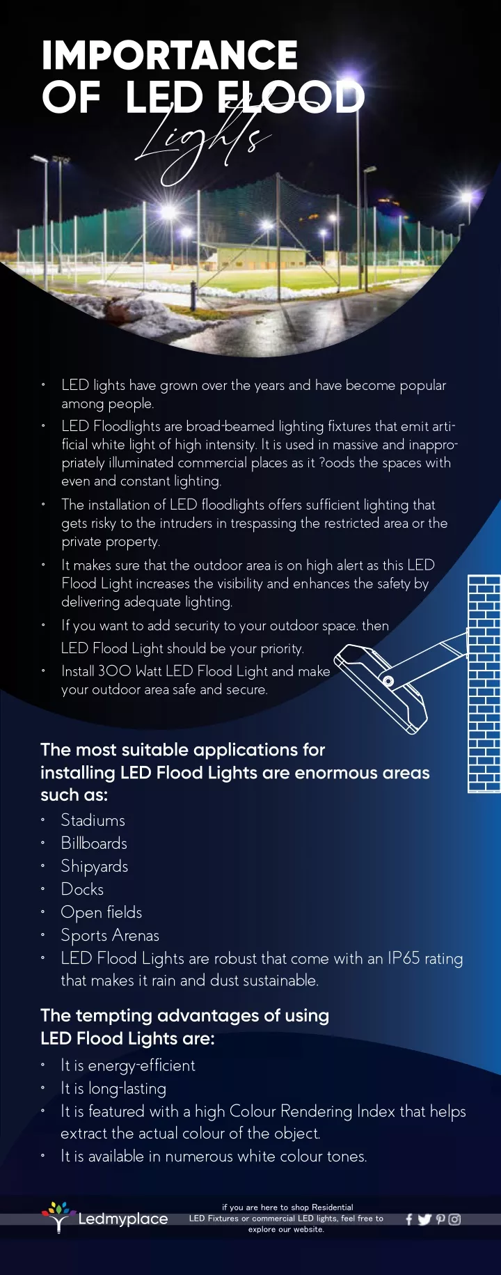 importance of led flood lights