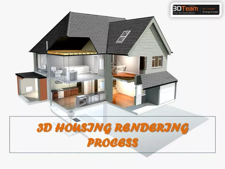 3d housing rendering process