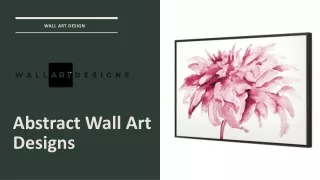 Abstract Wall Art Designs