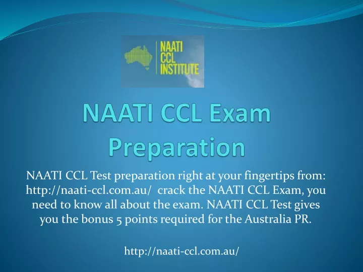 naati ccl exam preparation