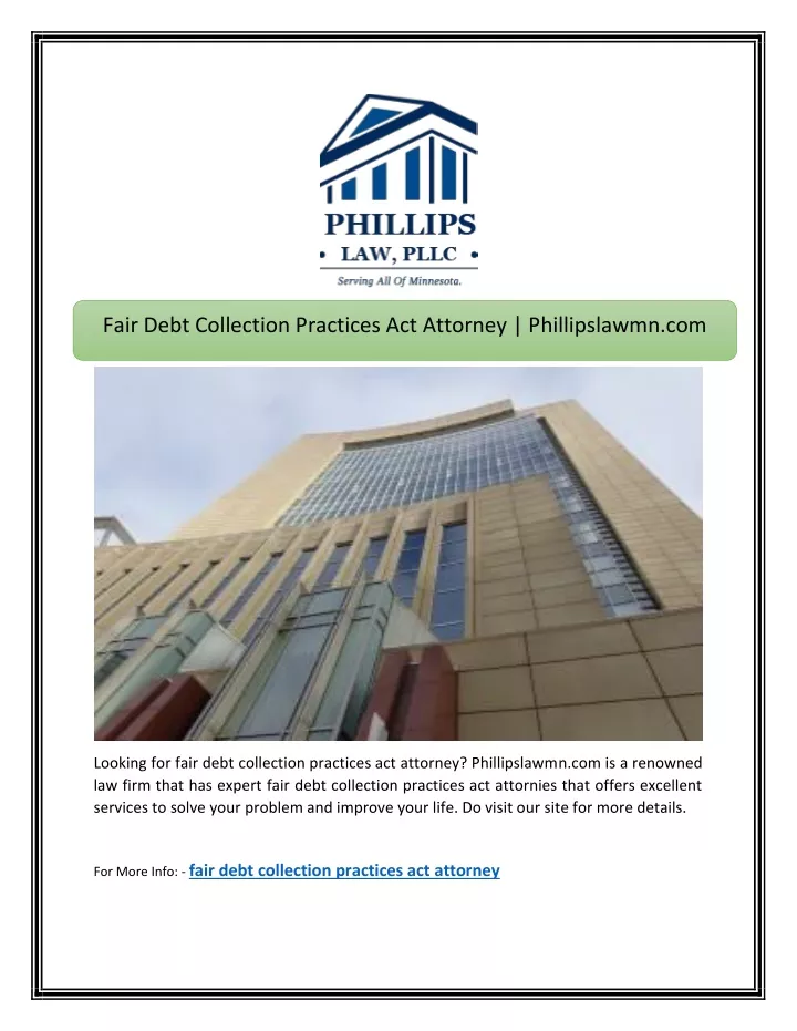 fair debt collection practices act attorney