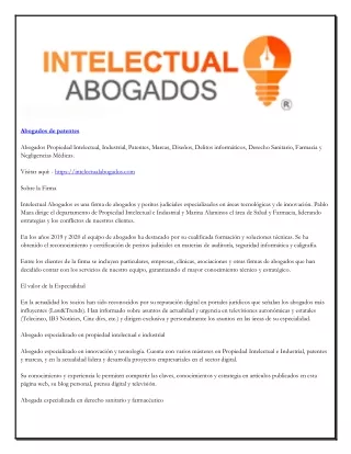 abogados de patentes abogados propiedad