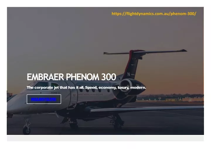 https flightdynamics com au phenom 300