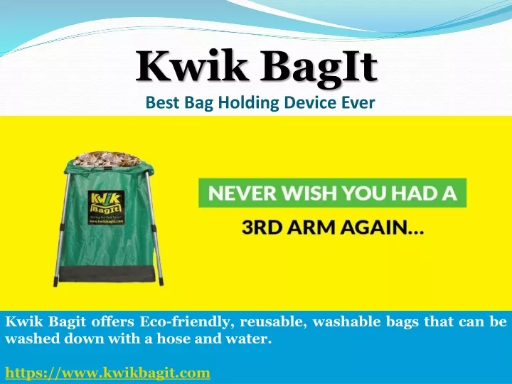 kwik bagit best bag holding device ever