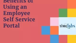 benefits of using an employee self service portal