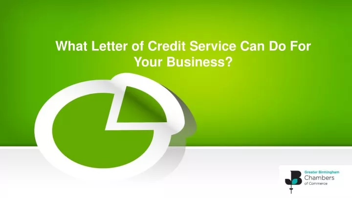 what letter of credit service can do for your business