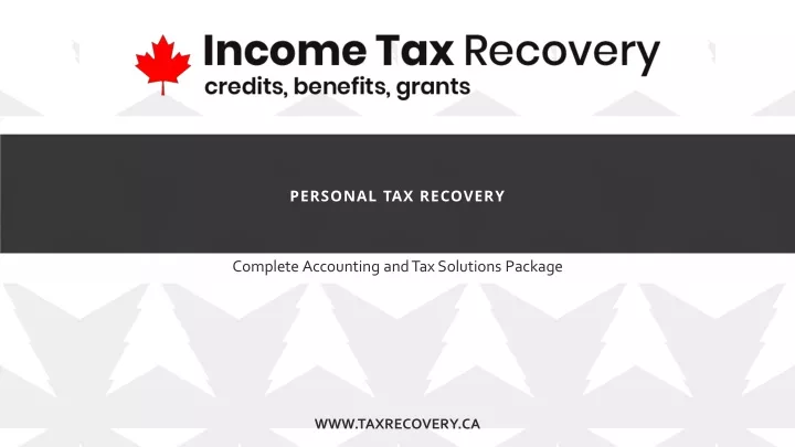 personal tax recovery