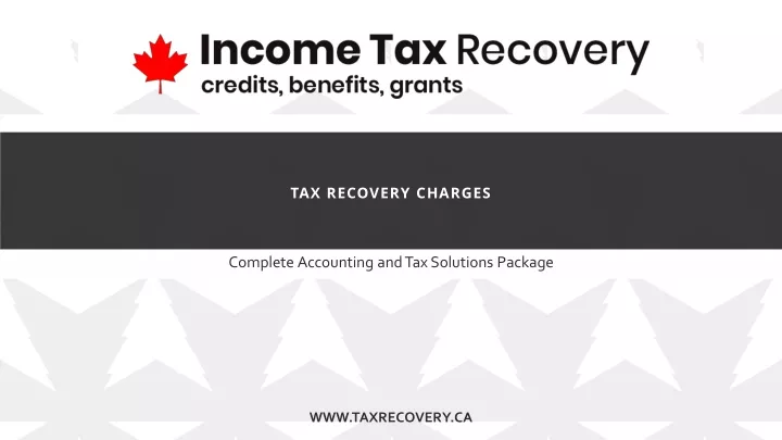 tax recovery charges