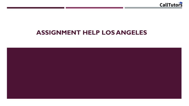 assignment help los angeles