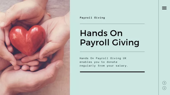 payroll giving