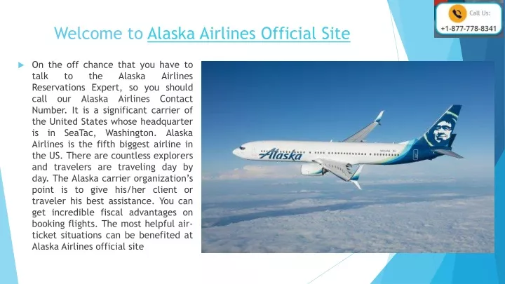 welcome to alaska airlines official site
