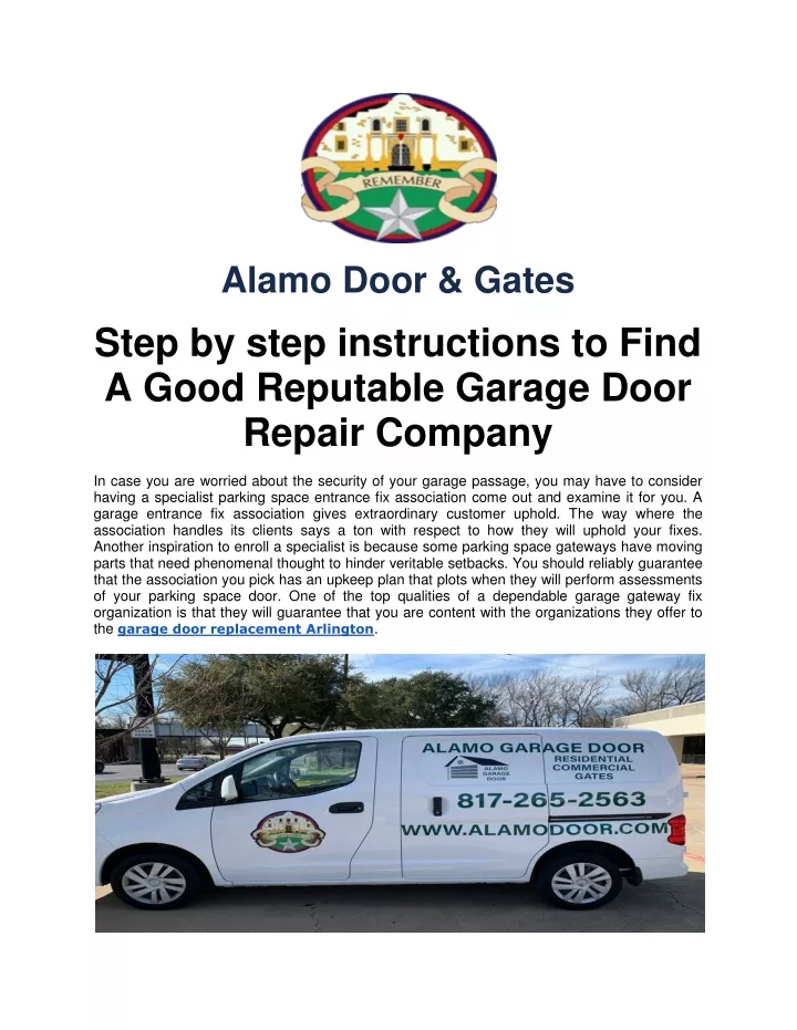 alamo door gates step by step instructions