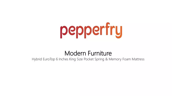 modern furniture hybrid eurotop 6 inches king