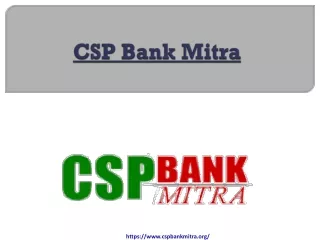 The Best CSP Registration with CSP Bank Mitra Company in India