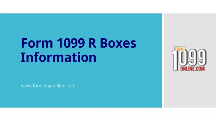 form 1099 r boxes information