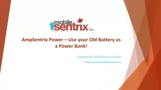 AmpSentrix Power – Use your Old Battery as a Power Bank!