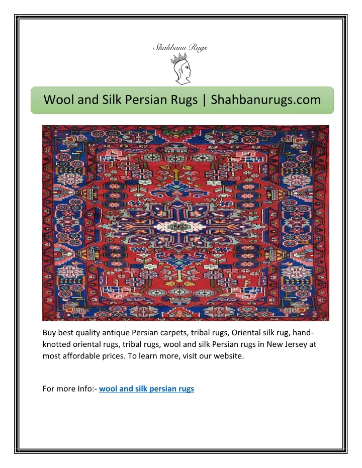 wool and silk persian rugs shahbanurugs com
