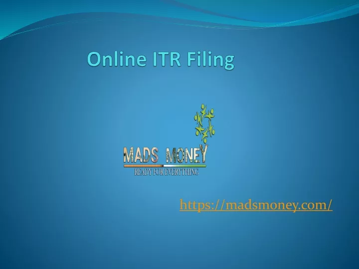 online itr filing