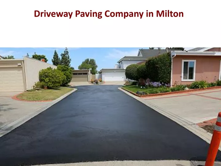 driveway paving company in milton
