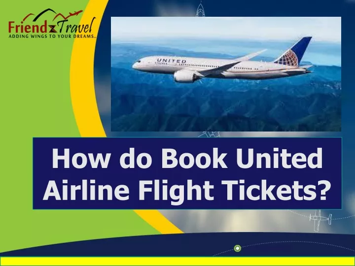 how do book united airline flight tickets