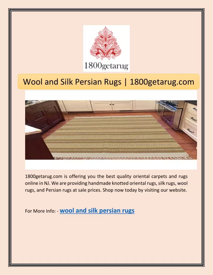 wool and silk persian rugs 1800getarug com