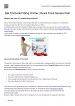 Get Tramadol 50mg Online | Quick Treat Severe Pain - slide 1